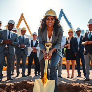 Golden shovel ground breaking