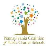 Pennsylvania Coalition of Public Charter Schools logo with colorful stars and tree.